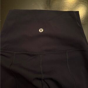 Lululemon Navy Blue Scalloped Leggings